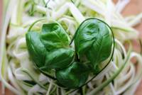 Zucchini Basilikum Herz